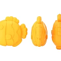 Cute Yellow Fish Shaped Silicone Mold For Making Fun Food Treats And Desserts