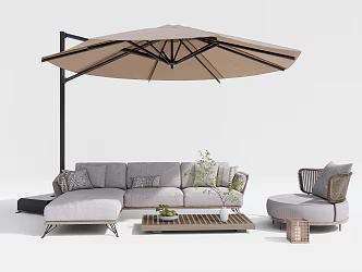 Modern outdoor sofa 3d model
