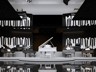 Piano 3d model