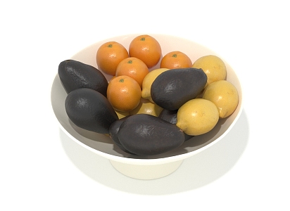 Modern fruit 3d model