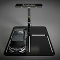 Modern Commercial Electric Vehicle Charging Station for Mercedes-Benz Car Charging