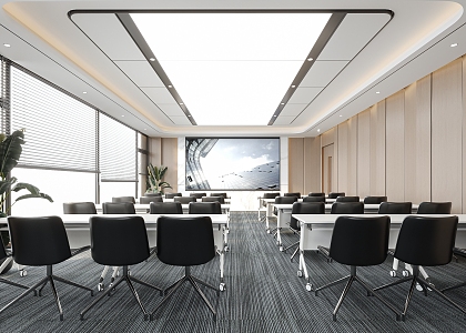 Training Room Meeting Room 3d model