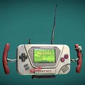 Game Handle Toy Handle Hand Tour 3d model