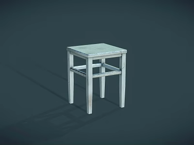 Old stool 3d model Old stool 3d model