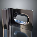 Industrial Grade Metal L Shaped Bracket With Oval Hole And Shiny Surface