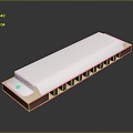 Harmonica Music Equipment Music Equipment Realistic 3d model