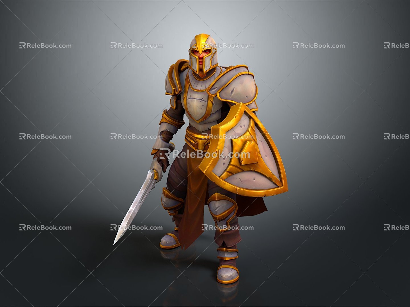 Western Samurai Western Warrior Western Hero Western Warrior Knight Hero Ancient Warrior Paladin 3d model