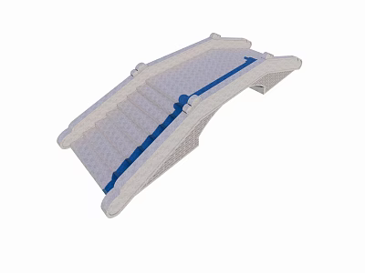 Stone Arch Bridge Stone Bridge Landscape Bridge 3d model