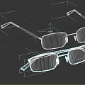 Glasses 3d model