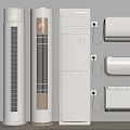 Various Types Of Modern White Air Conditioner Fan For Indoor Home Use
