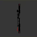 Crossbow Mechanical Crossbow Shift Bow and Arrow Shoot Far Equipment Weapons High-tech Crossbow 3d model