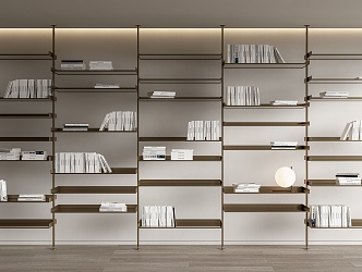 Modern Bookshelf Minimalist Bookshelf Storage Rack Decorative Rack Top Bookshelf Book Display Rack Bookcase 3d model