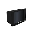 Sleek Modern Black Flat Screen TV With High Definition Display And Stable Stand 3d model
