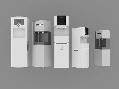 Household Electrical Appliances Modern Water Dispensers In Various Styles For Daily Use 3d model