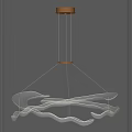Modern chandelier 3d model