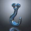 Modern Hook Metal Hook Mechanical Hook 3d model