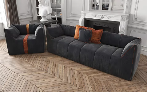 Modern Combination Sofa 3d model
