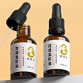 Natural Rosehip Seed Essential Oil Dropper Bottle for Skincare Cosmetics