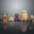 Children's Soft Plush Toys Featuring Frog Bird And Cute Cartoon Characters