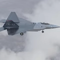 Advanced Fighter Jet Flying Through Clouds With Sleek Design And Cockpit View 3d model