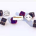 Modern Dice Old Dice Old Object 3d model