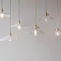 Modern Glass Pendant Lights With Gold Metal Accents And Elegant Hanging Design