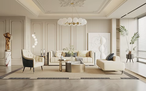 Jane's Living Room 3d model