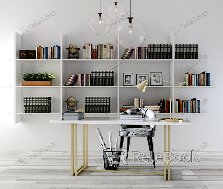 Modern Bookshelf model