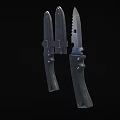 Dagger Sabre Tool Knife Field Dagger Military Dagger Knife Low Face Number Low Model Simple Model Game Next Era Movie and TV Level Super Realism 3d model