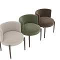 Stylish Beige Accent Chair Upholstered With Armrests And Wooden Legs Modern Design