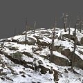 Modern Terrain Rock Terrain Rock Terrain with Light Snow 3d model