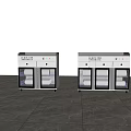 Two Modern Stainless Steel Kitchen Appliances with Transparent Glass Doors and Control Panels