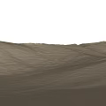 Serene Zen Garden Landscape With Undulating Sand Patterns And Light Blue Sky