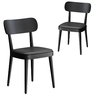 Hilja Modern Casual Single Chair 18 3d model
