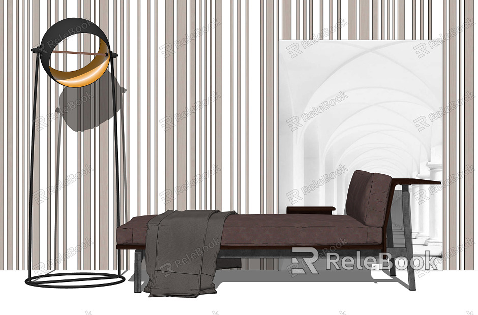 Modern chaise longue model