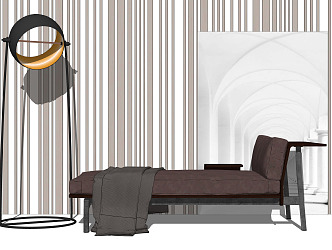 Modern chaise longue 3d model