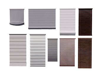 Modern venetian blinds 3d model