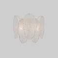 Elegant Modern Wall Lamp With Petal Shaped Translucent Design for Home Decor