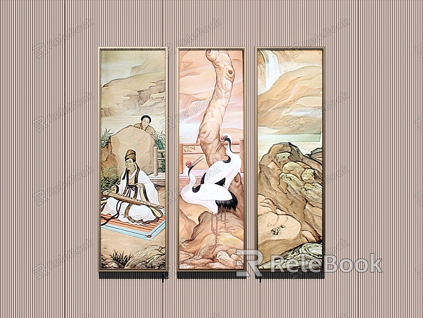 New Chinese Decorative Painting Hanging Painting model