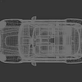 Stylish Light Gray Mini Cooper Three Door Car With Black Roof And Round Headlights