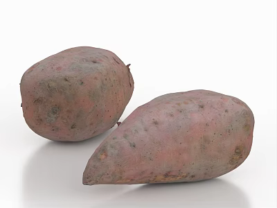 sweet potato sweet potato purple potato 3d model