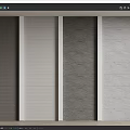 Modern Wall Panel Modeling Wall Brick Panel Modeling Wall Panel 3d model