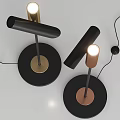 Modern Floor Lamp Design With Gold Black Copper Metal Finishes And Sleek Cylindrical Shape