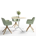 Modern Leisure Tables and Chairs Negotiation Tables and Chairs Round Tables and Chairs Office Tables and Chairs 3d model