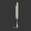 Metal Clamp Tool With Gear Mechanism And Two Holes On Black Surface