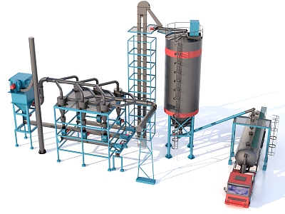 Production equipment Industrial equipment Cement plant model