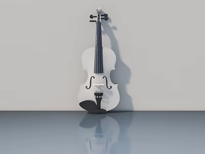 Stylish White Leisure Chair On Gray Surface With Modern Minimalist Design 3d model