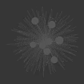 Green Leafy Plant With White Spherical Flowers And Height Measurement In Cm Scale