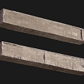 concrete beam construction beam cement column square cement column 3d model