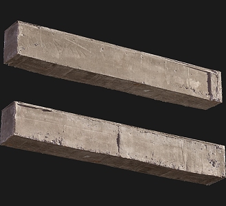 concrete beam construction beam cement column square cement column 3d model